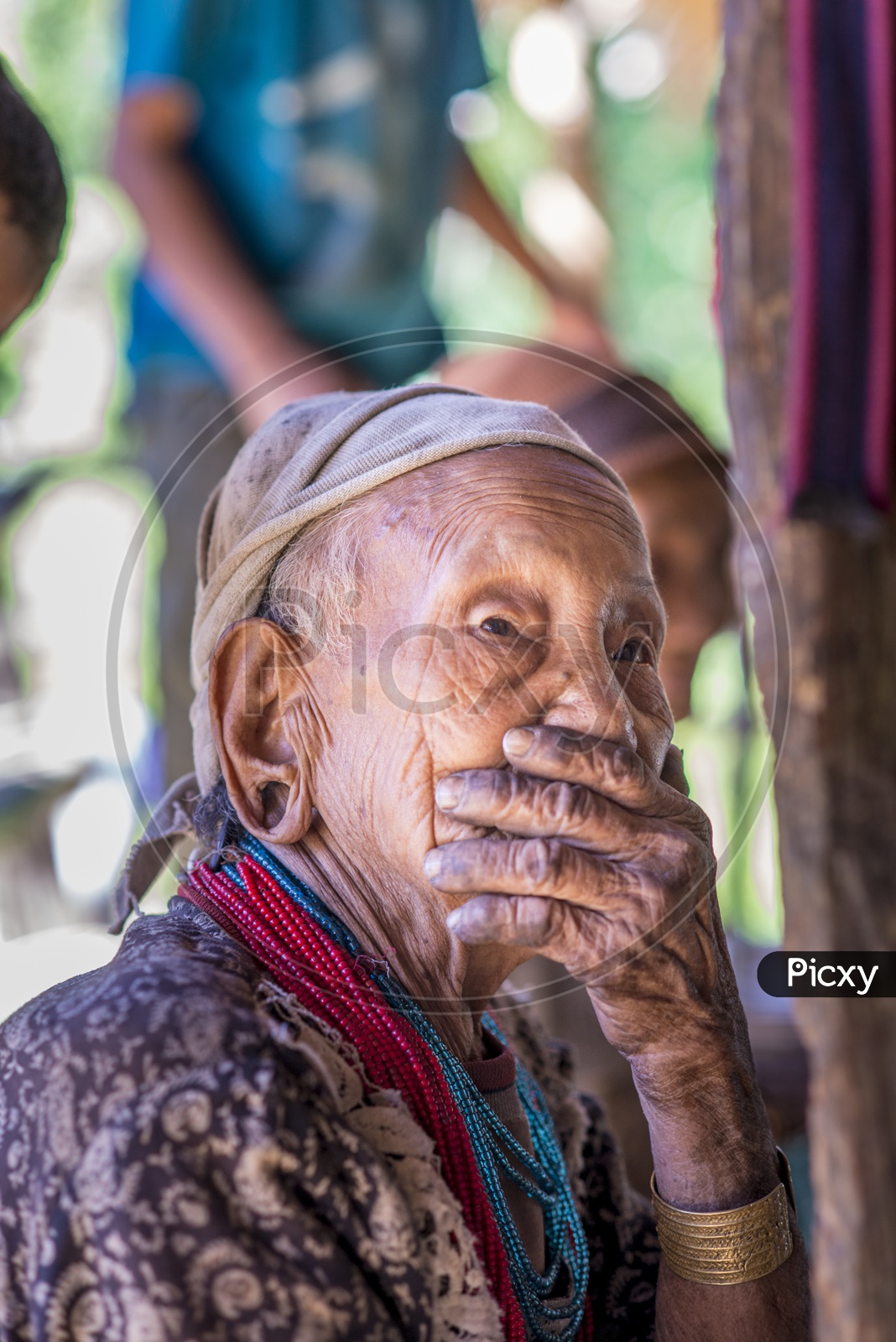 Old Woman in Dulom Village, Daporijo