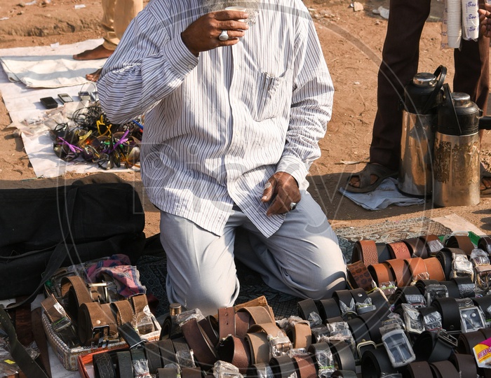 Vendor at Jummerat Bazaar
