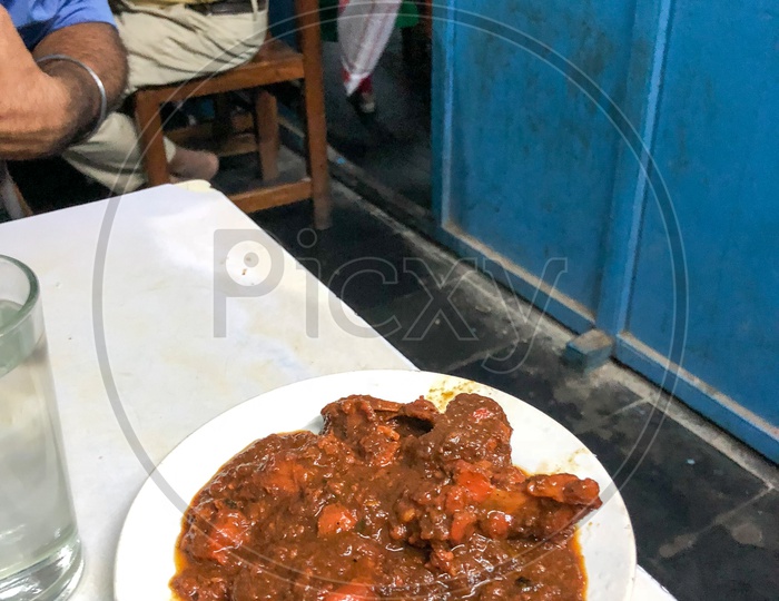 Chicken Curry at Girija restuarant