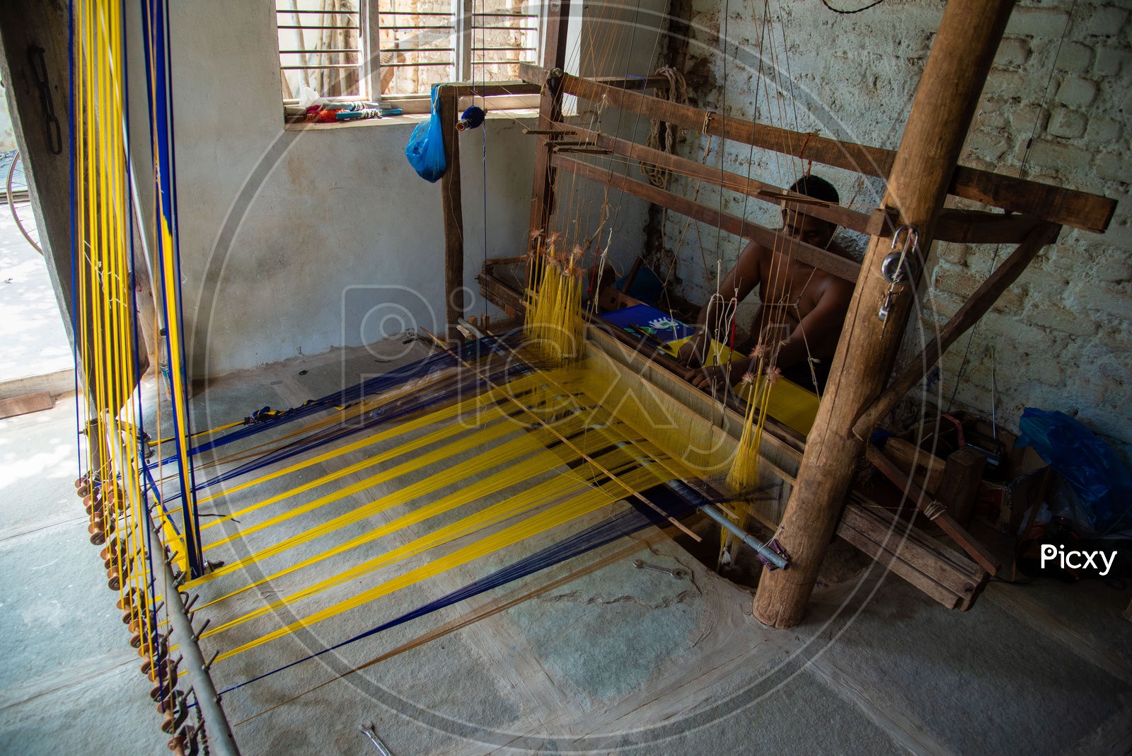 Pochampally Saree or Pochampalli Ikat making in Telangana State