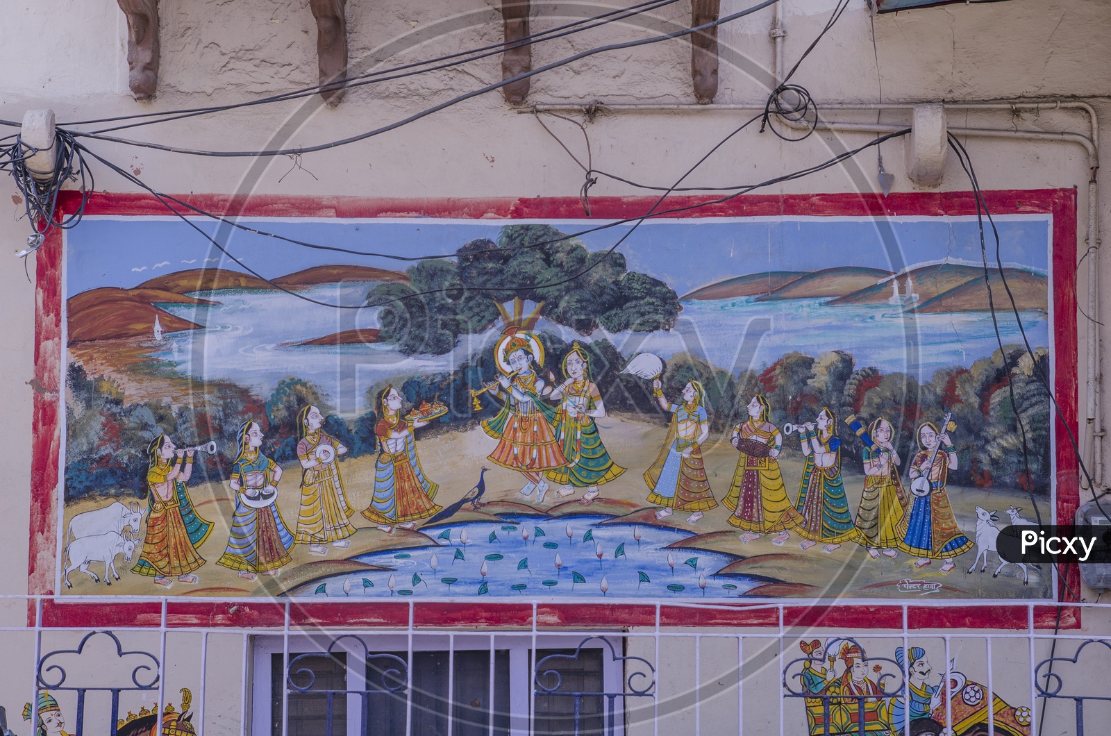 Paintings in Bundi, Rajasthan