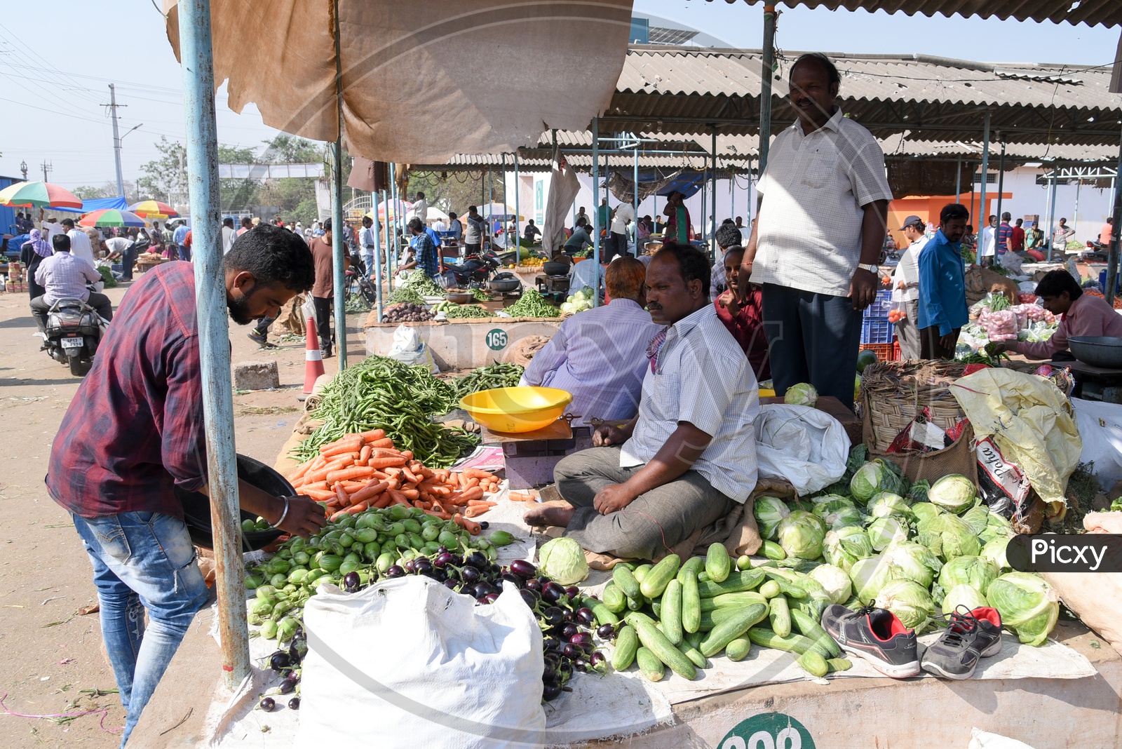 Gudimalkapur Vegetable Market