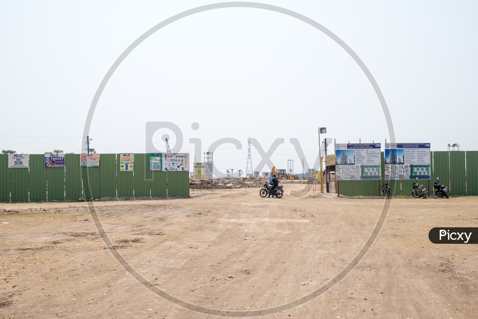 Construction Area of MLA Housing Project in Amaravati
