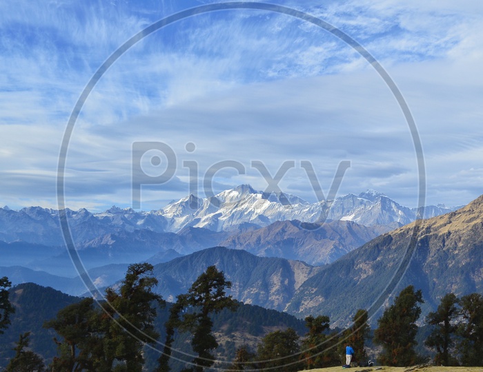 View of Kedar Dome from Chopta