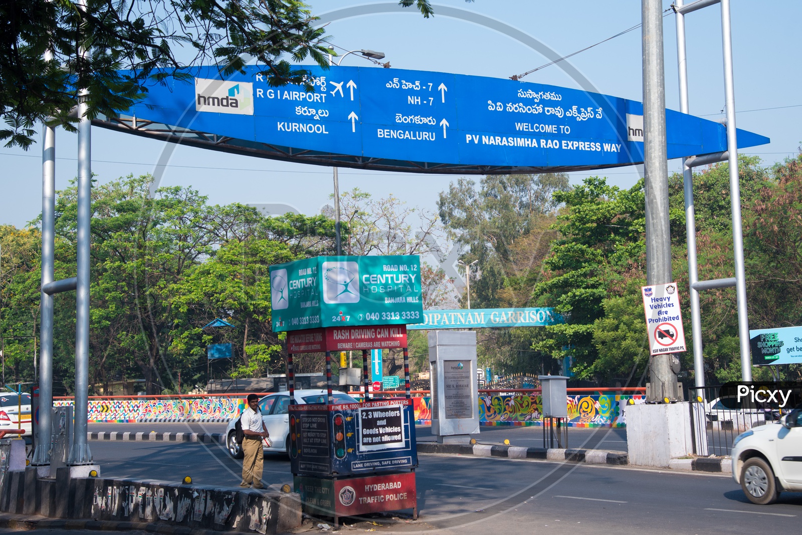 PV Narasimha Rao Expressway at Mehdipatnam