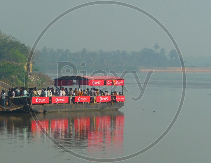 Tourist Boats On Godavari River