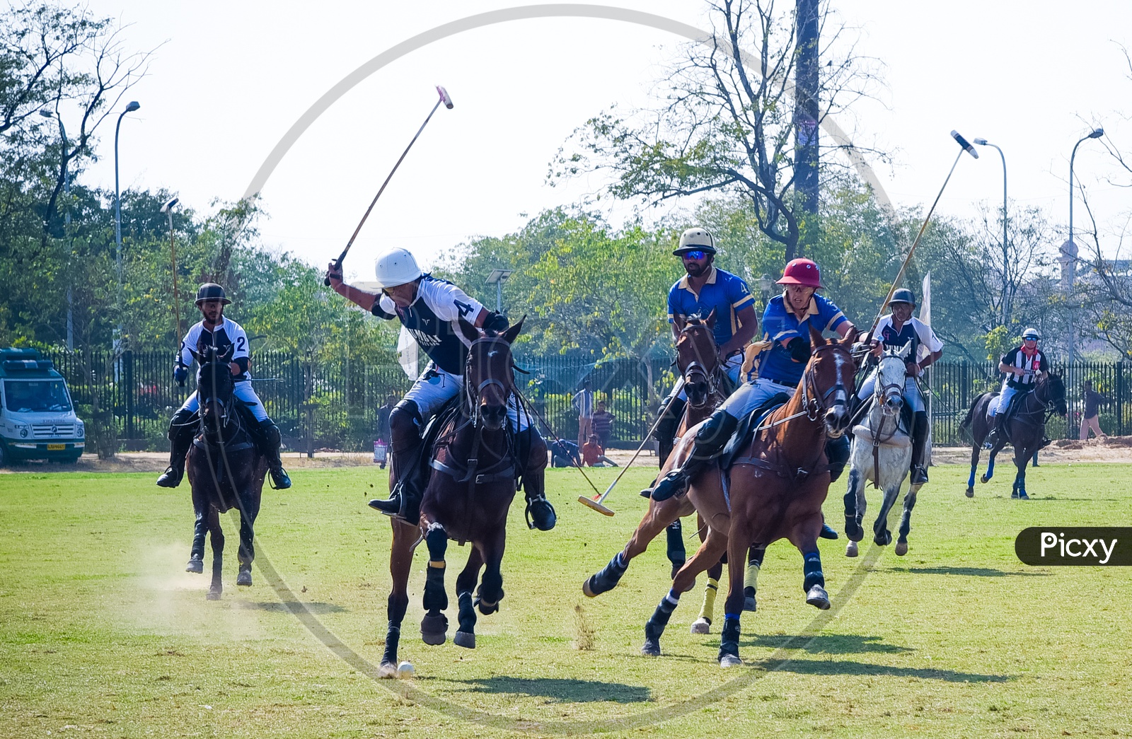 Players in action at a Polo Match