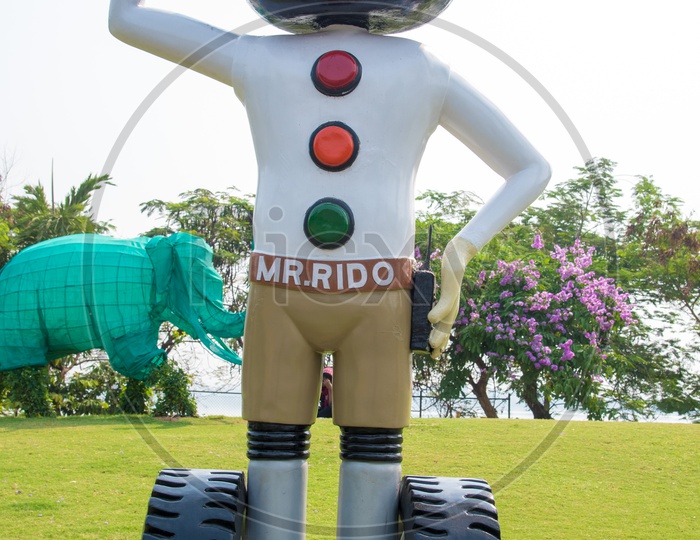 Mr. Rido - Mascot of Hyderabad Traffic Police