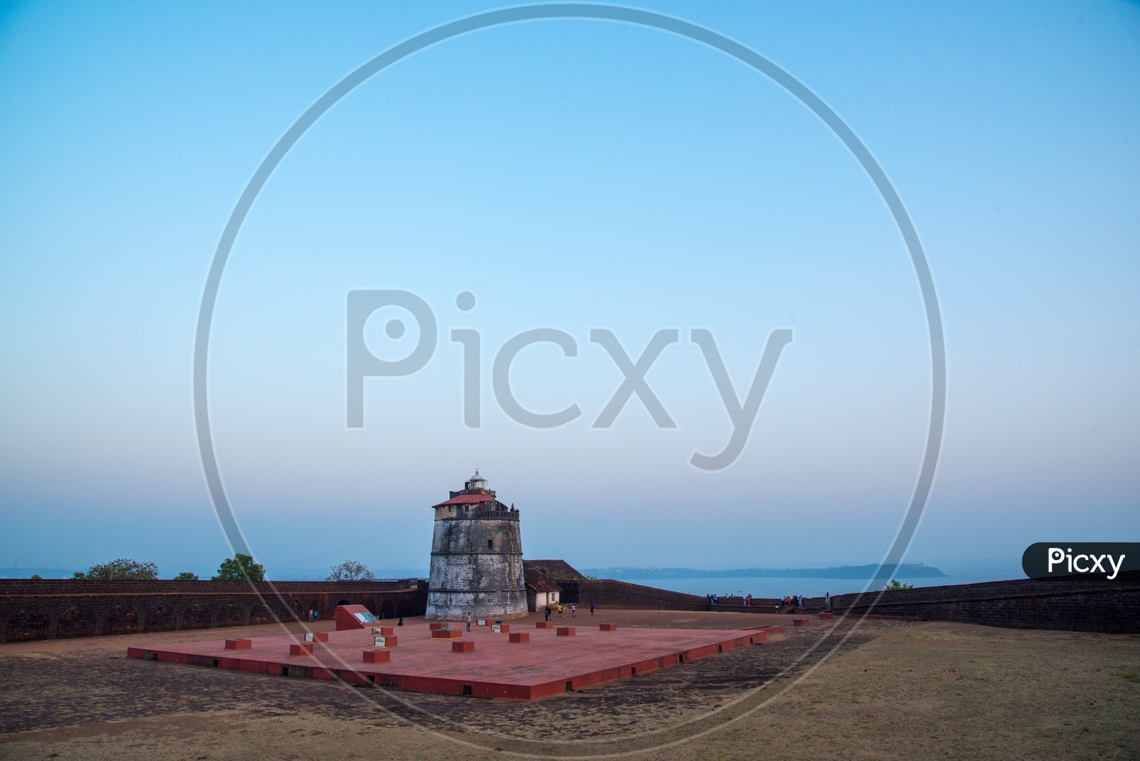 Lighthouse view at Aguada Fort.