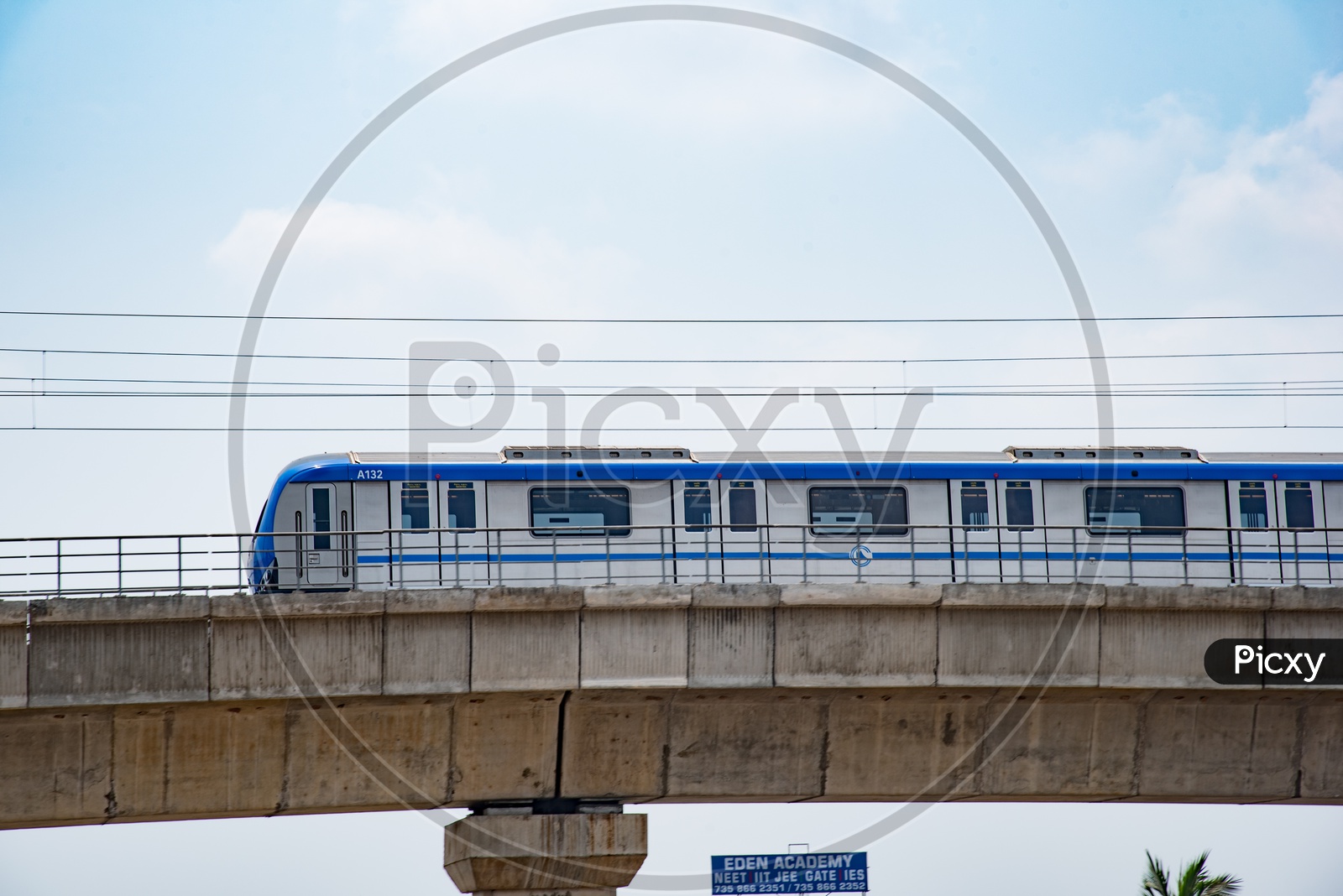 Chennai Metro near Kathipara Bridge.