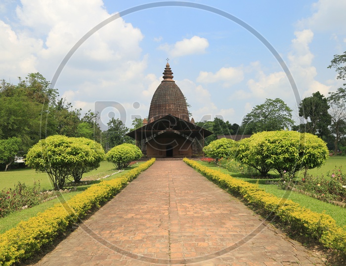 Famous Temple in sibsagar, Assam.
