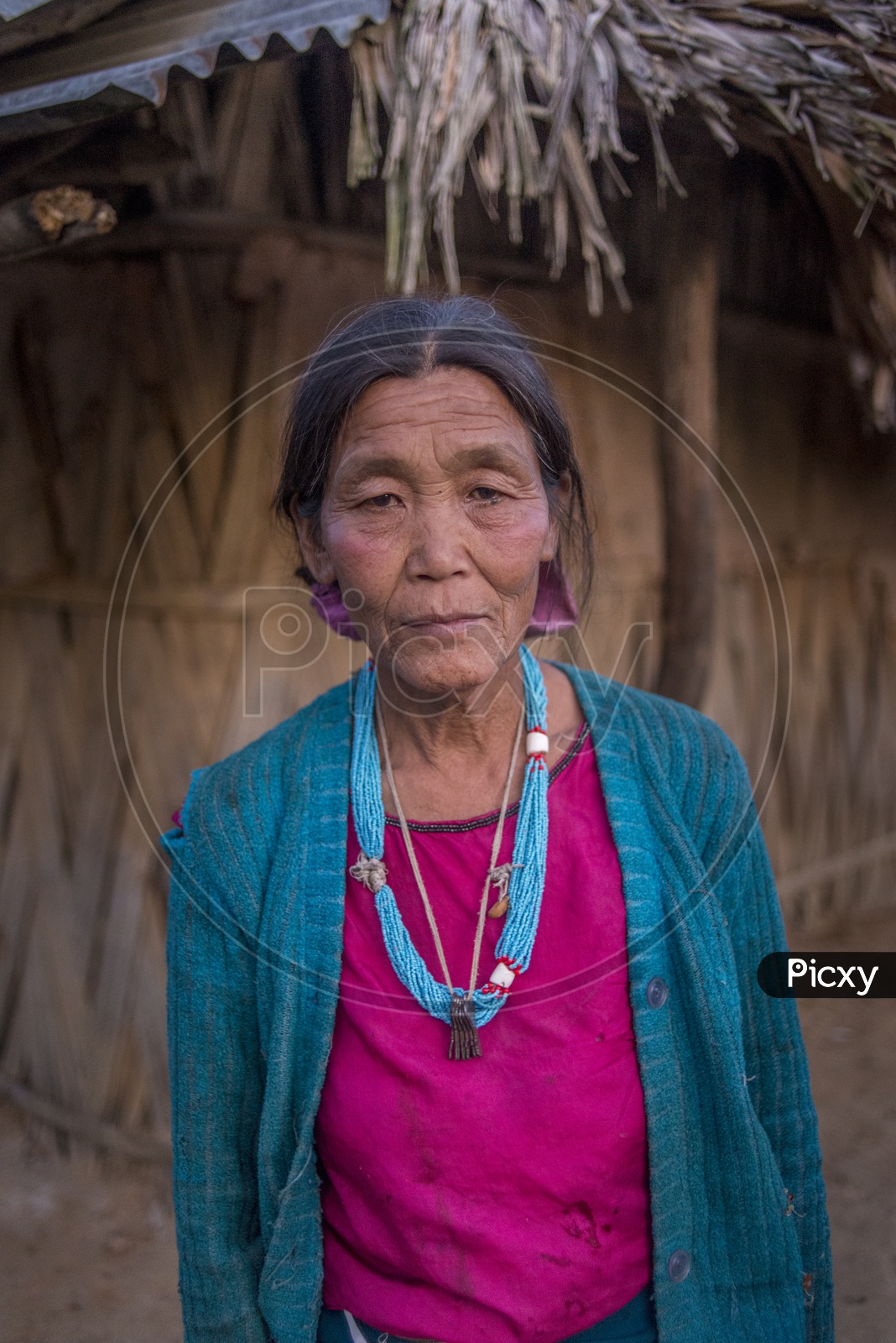 Old Woman in Daporijo, Arunachal Pradesh