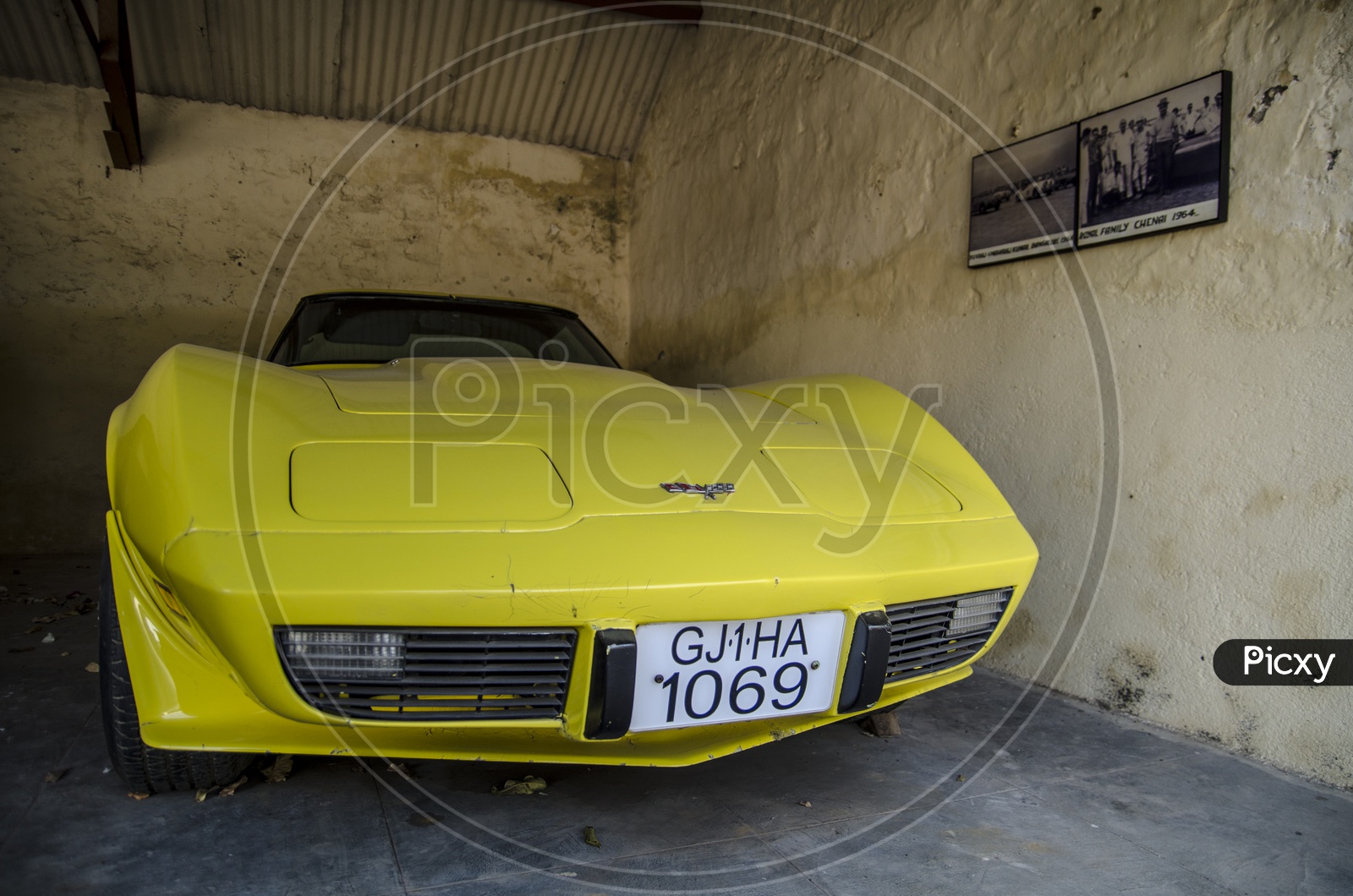 Chevrolet Corvette Car at Gondal State, Saurashtra