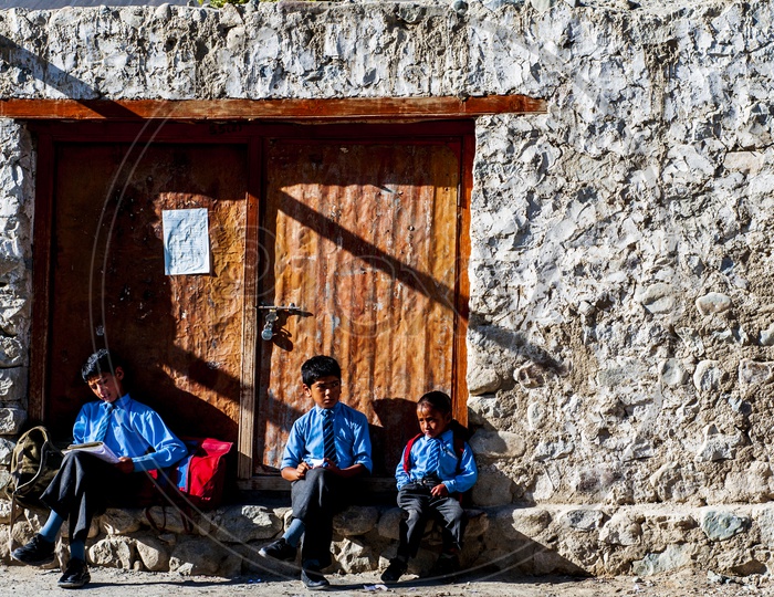 School Kids in Nubra Valley, Ladakh