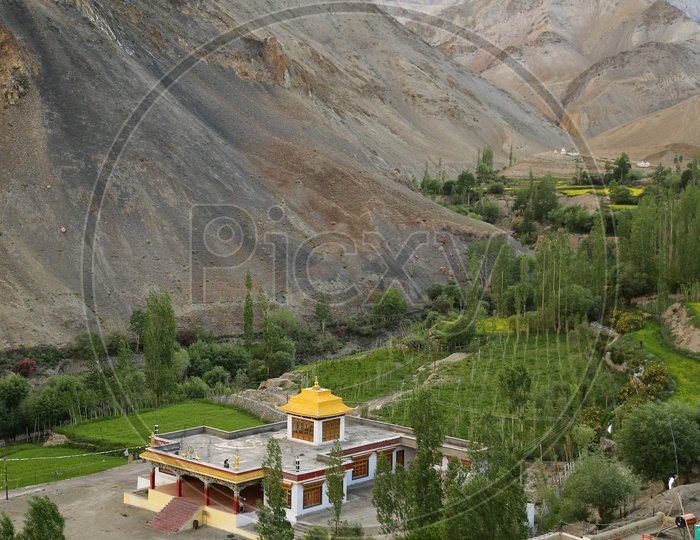 Landscapes Of Lamayuru Monastery