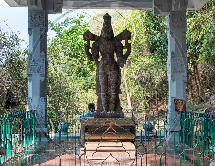 Narasimha Avatar of  Lord Venkateswara Swamy Temple Walk way, Tirupati