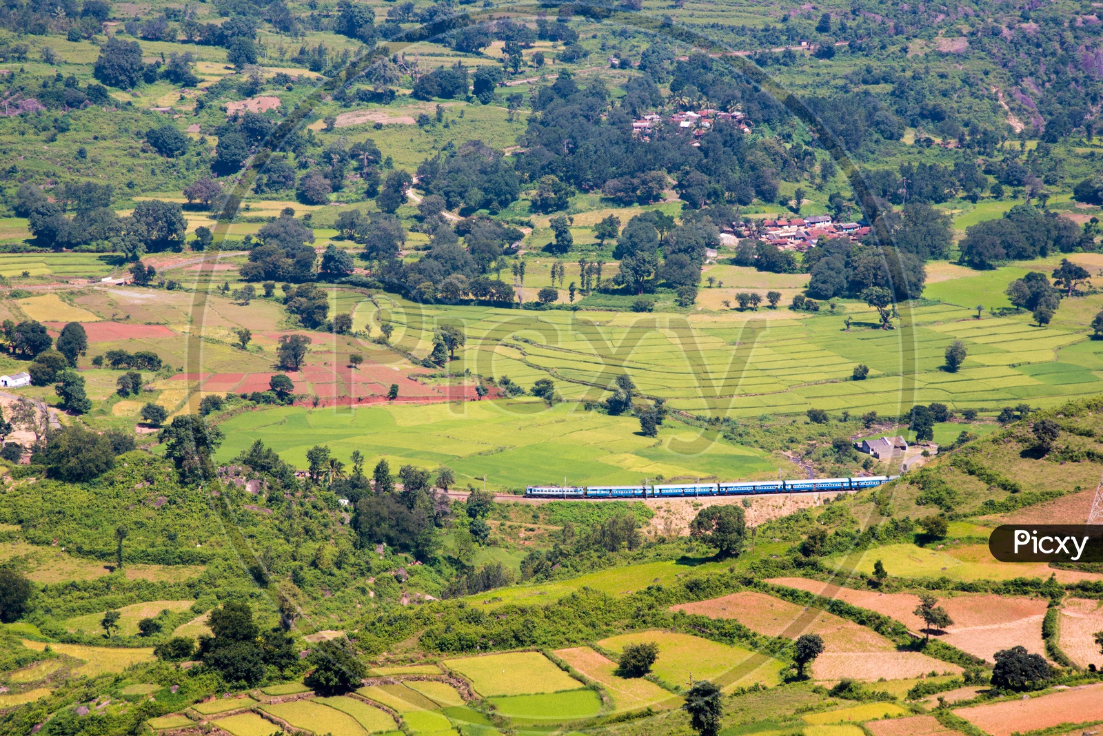 Kirandaul Express passing through Araku Valley