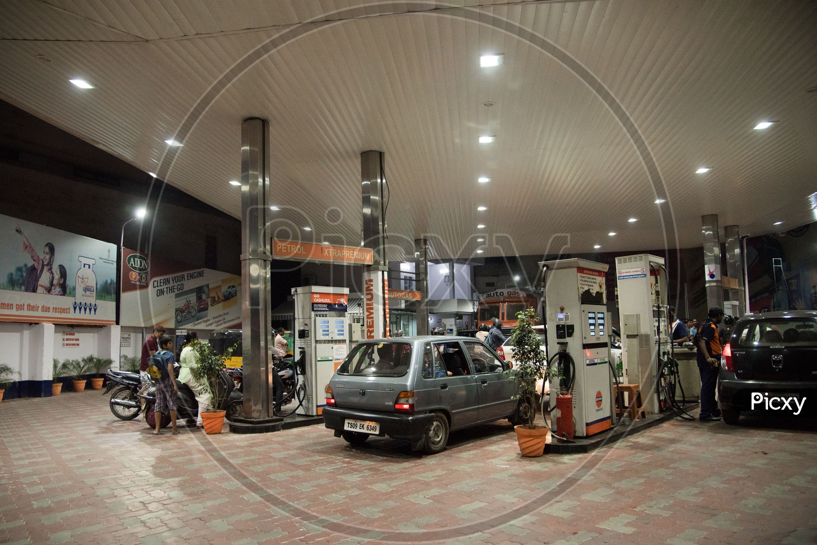 Fuel station at Begumpet, Hyderabad