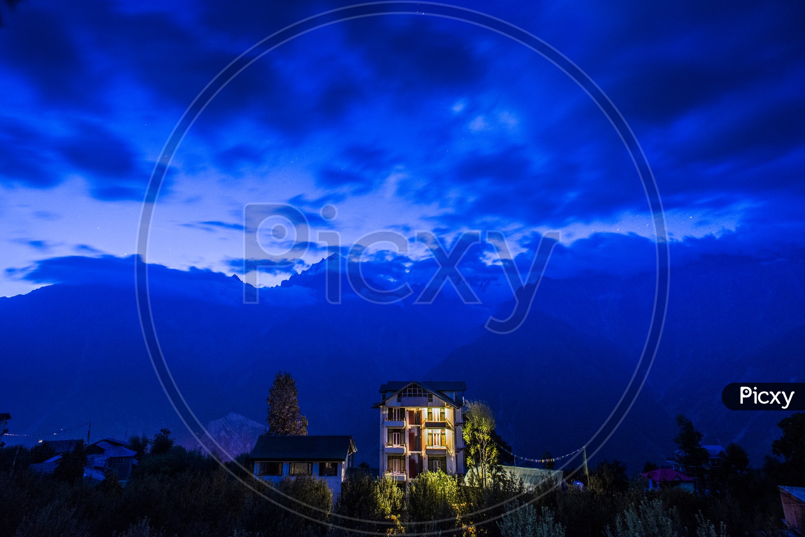 View of Kalpa, Himachal Pradesh