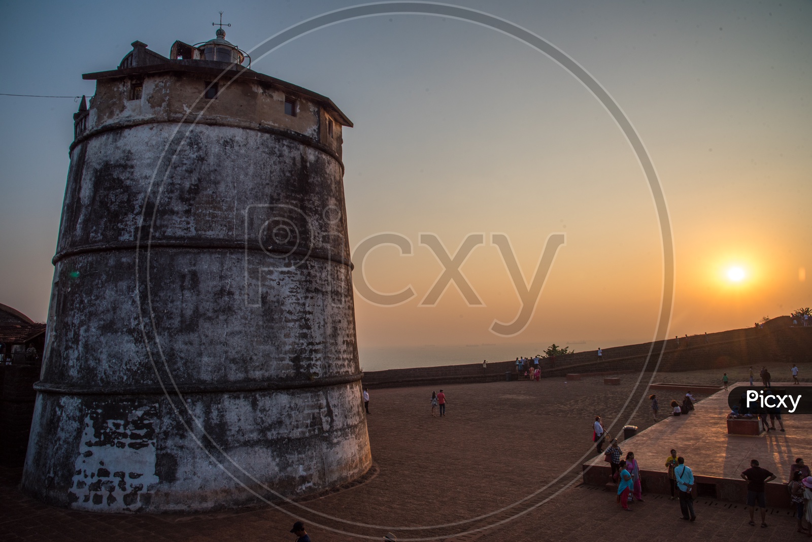 Sunset at Aguada Fort.