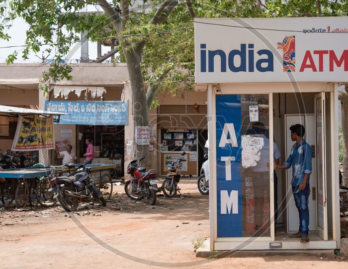 India 1 ATM at Tekkali Bus STand