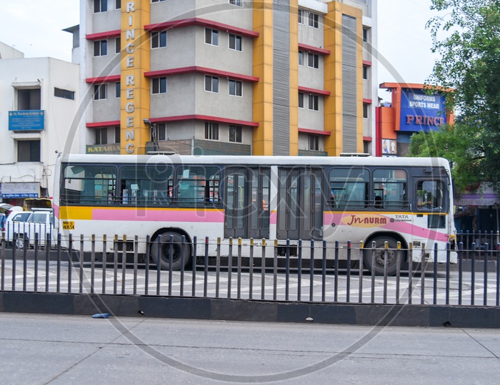 MSRTC - JNURM BRTS Bus in Pune