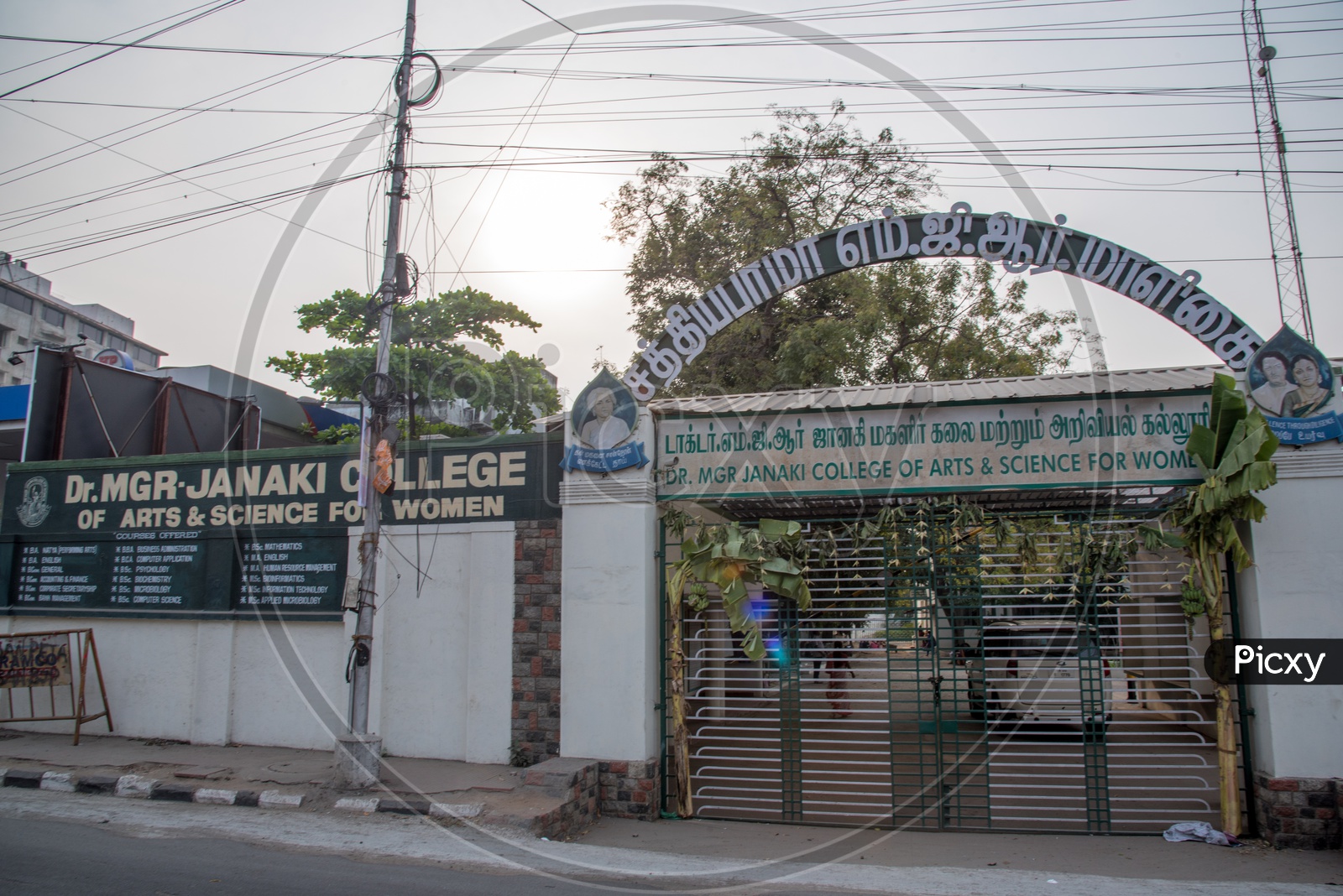 Image of MGR janaki College in Durgabai Deshmukh Road,chennai.-UZ248073 ...