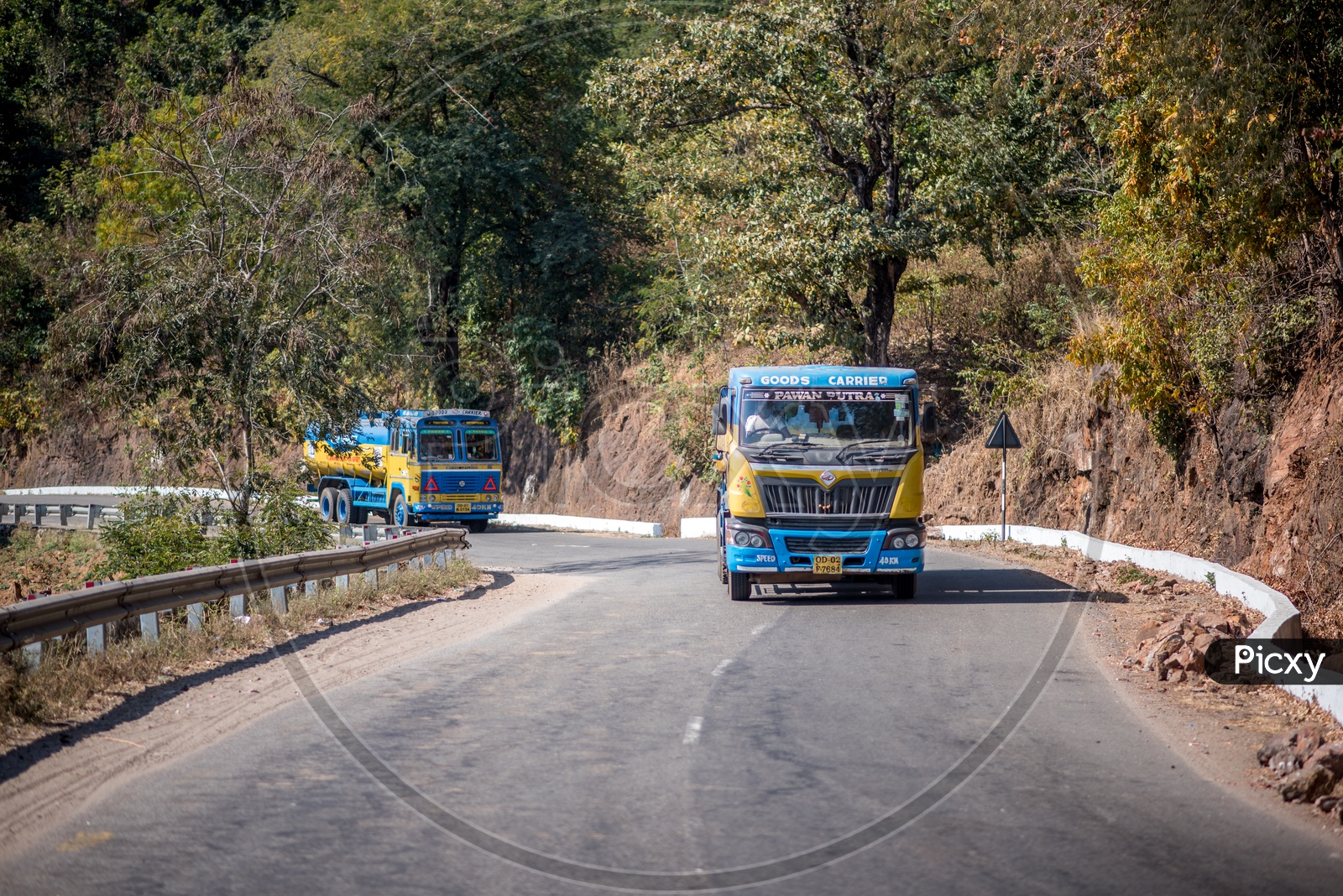 trucks in the eastern ghats