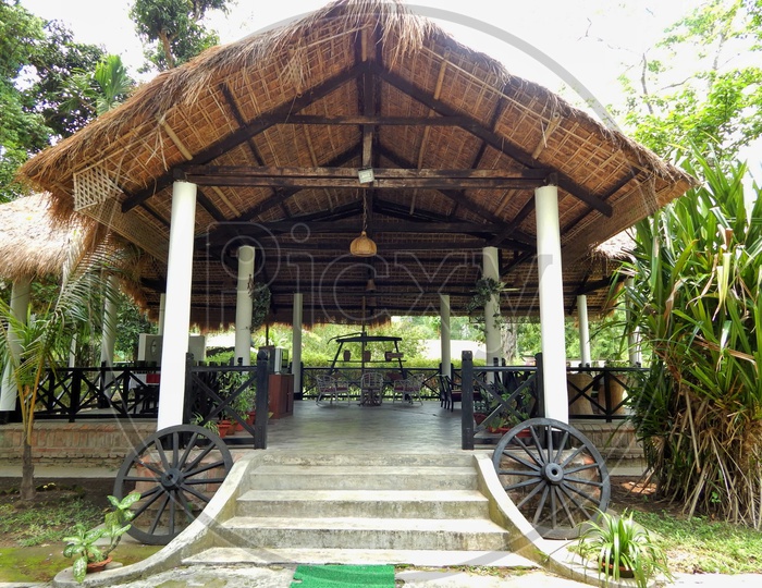 Resort in Kaziranga, Assam.