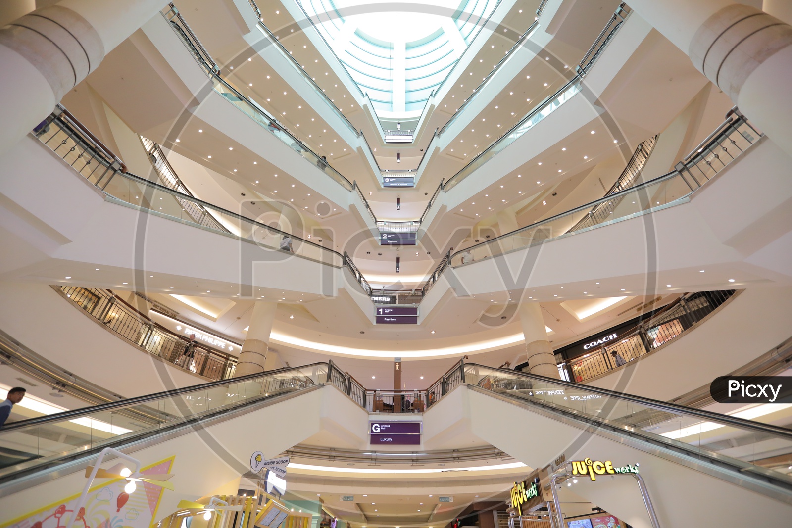 Inside Suria KLCC Mall