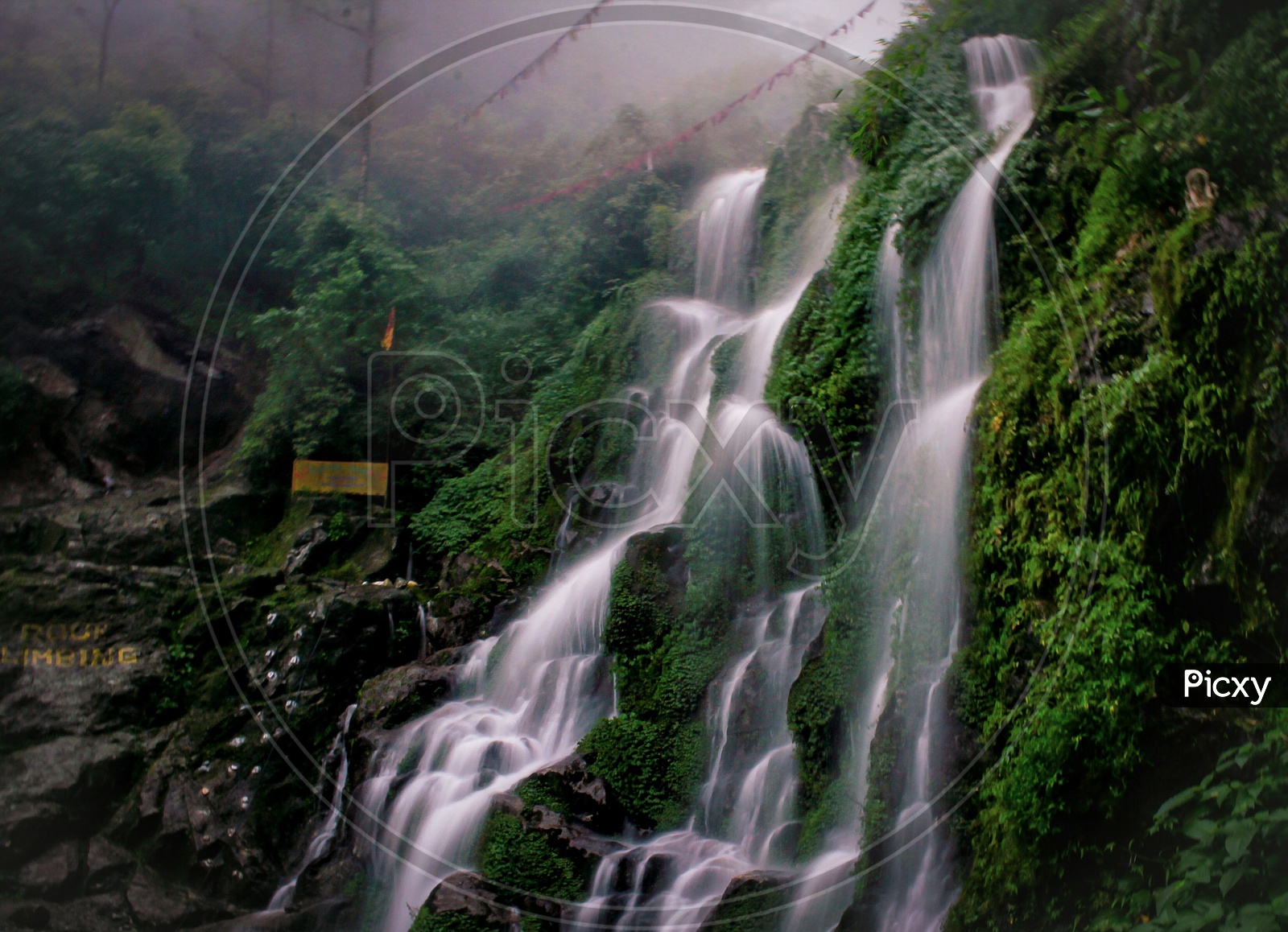 Bakhtang Waterfall, Sikkim.