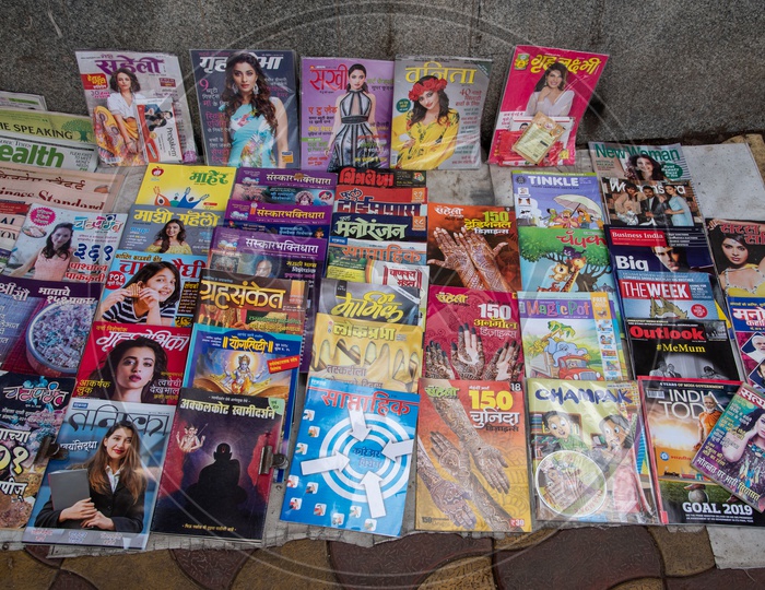 Assortment of Magazines , Comics & News Publications