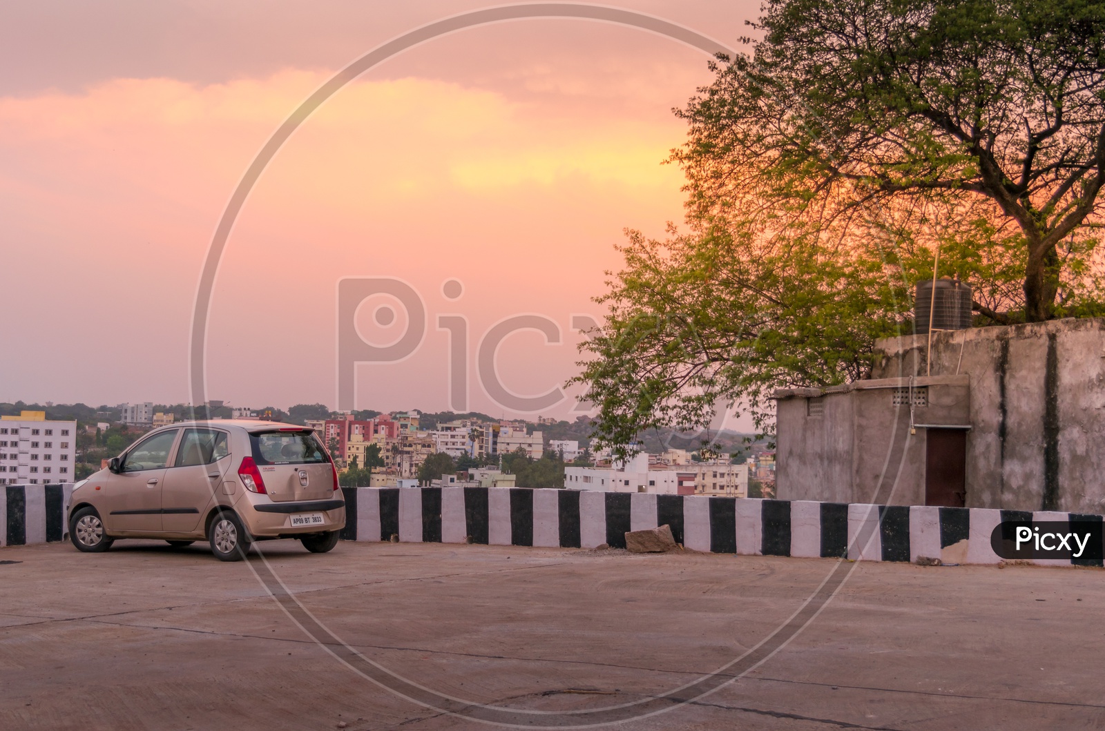 Sunset View from Moula Ali Dargah