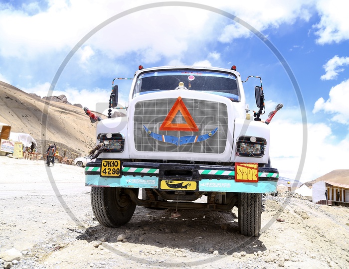 Lorry or Truck on Leh to Manali Highway