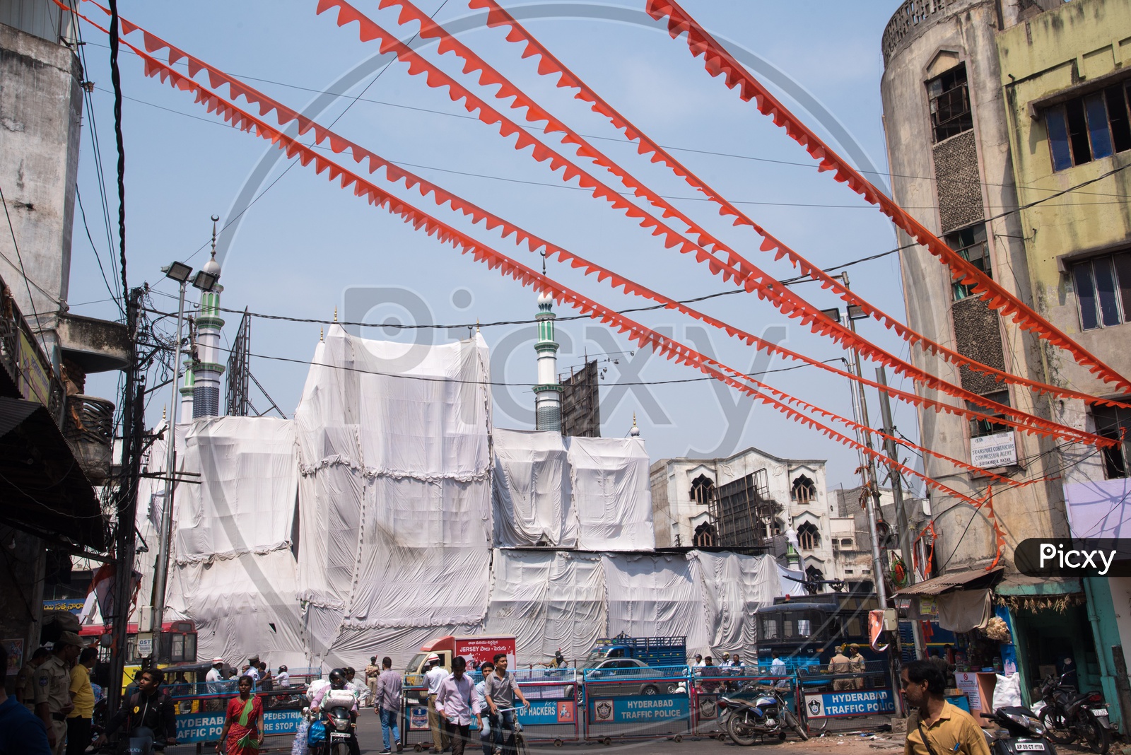 Jama Masid at Siddamber Bazaar in Hyderabad
