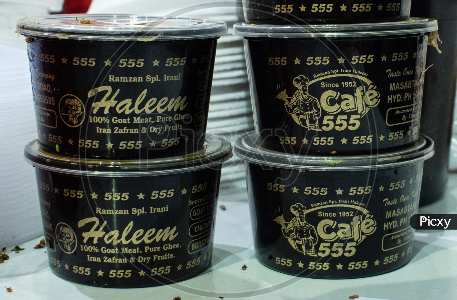 Packaged Haleem at Cafe 555