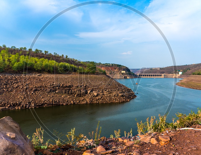 Srisailam back waters