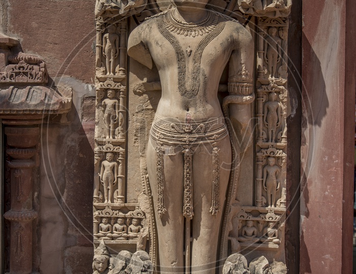 Ancient Hindu Statues at Jain Temple, Osian
