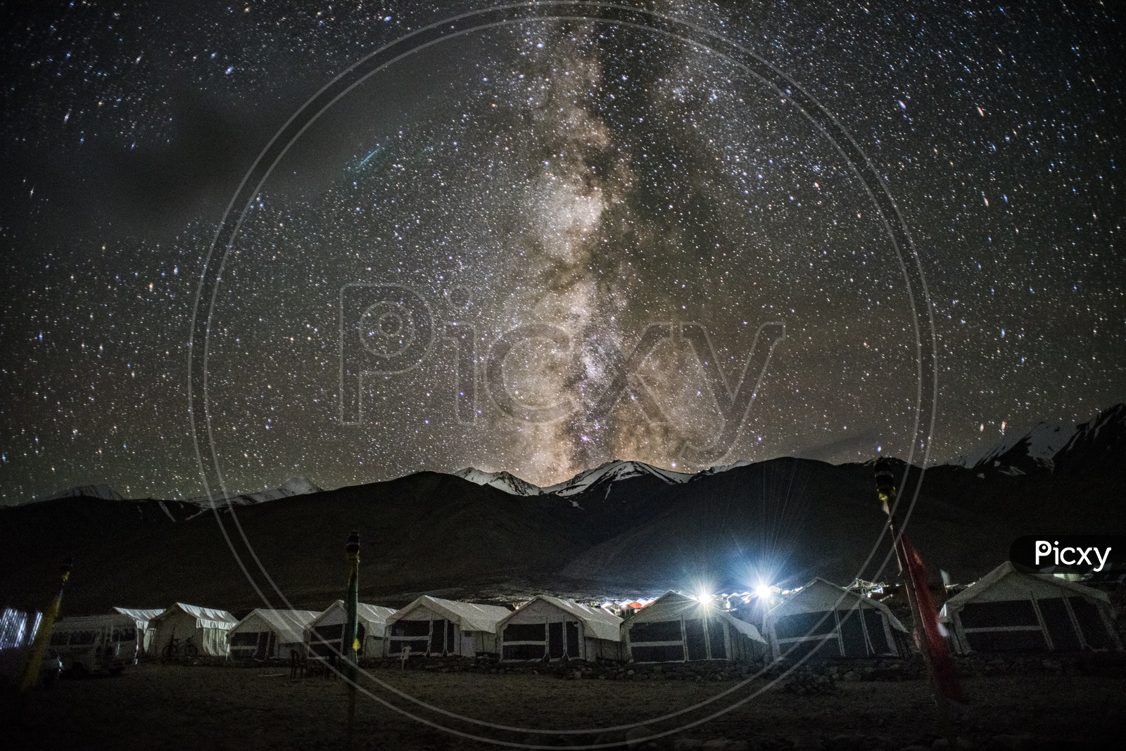 Star Gazing at Pangong Lake, Ladakh