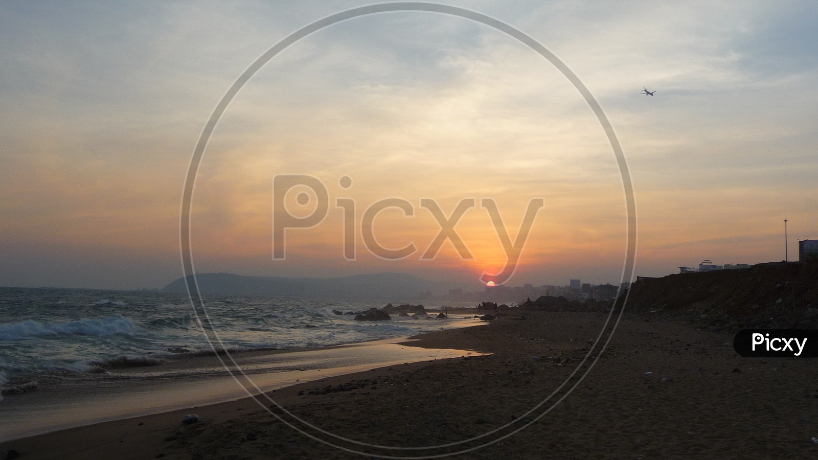 Sunset at Vizag Beach