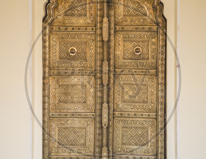 Door in City Palace, Jaipur