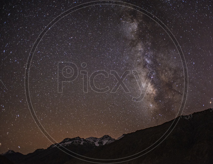 Star Gazing at Key Monastery, Spiti Valley