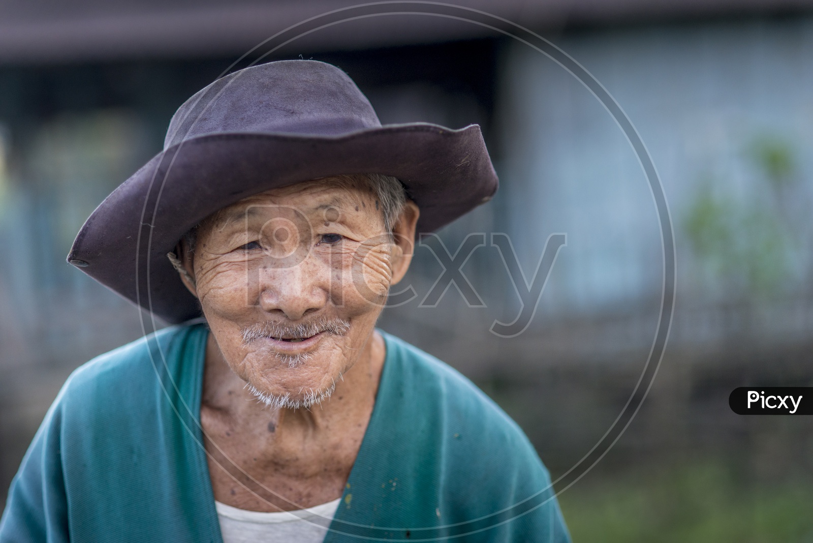 Old Man in Pasighat, Balek Village, Adipasi Tribe