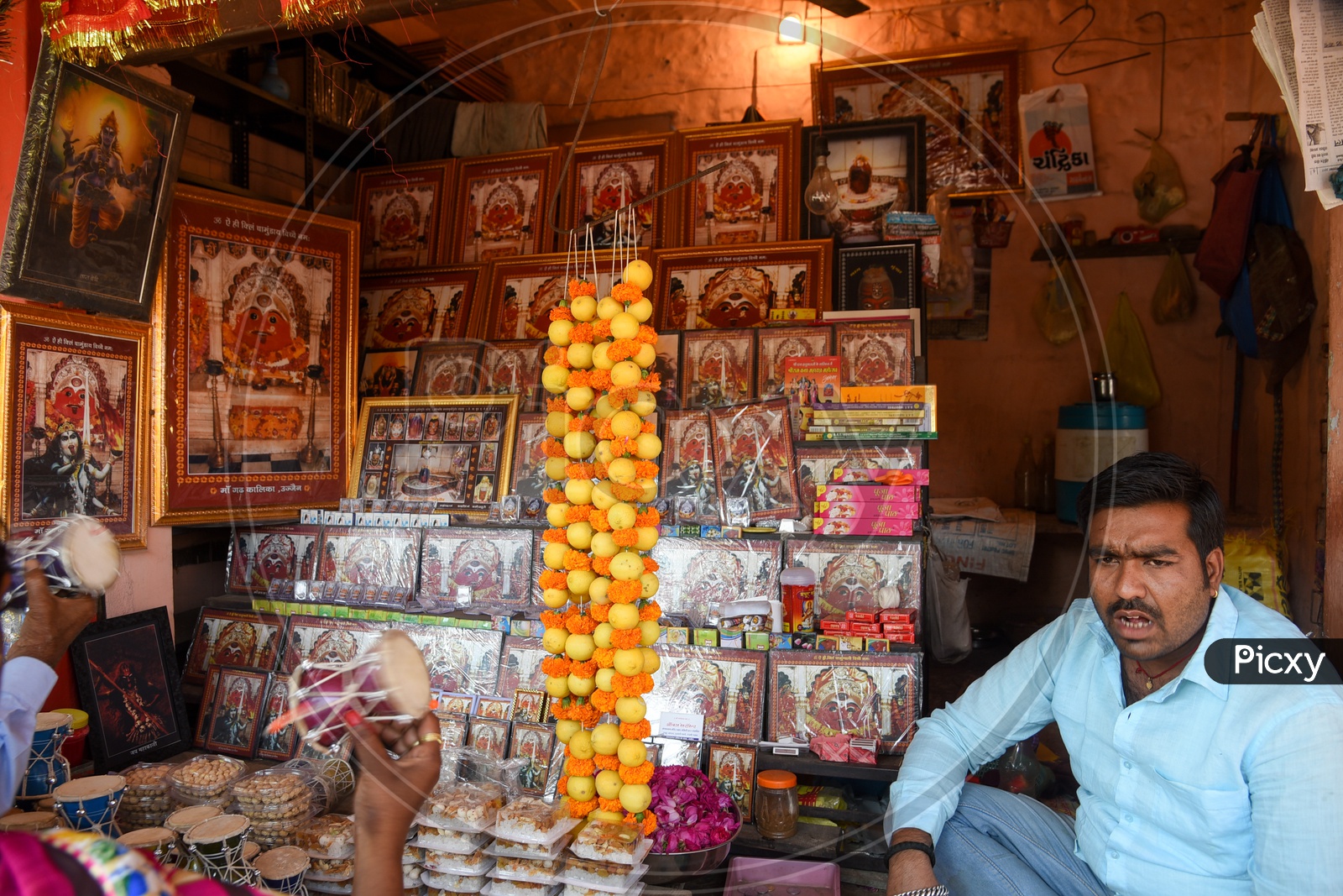 Temple Store at Maa Gadhkalika Temple in Ujjain