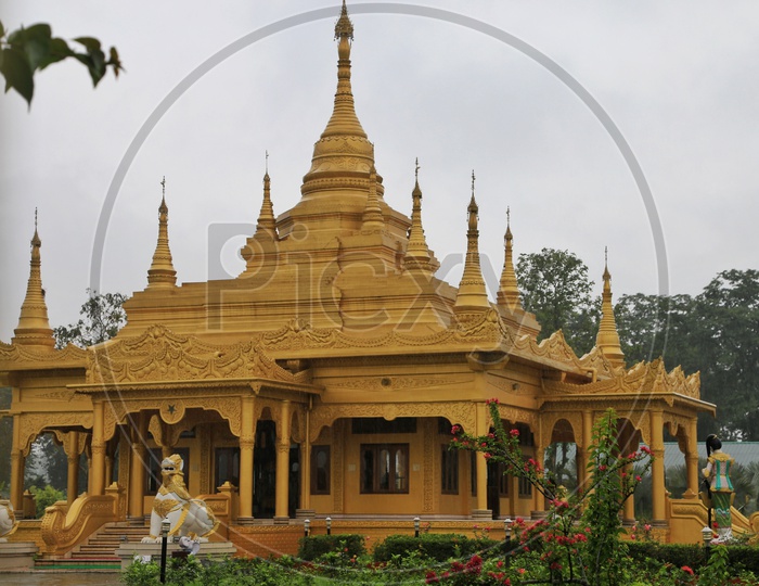 Golden pagoda Monestry