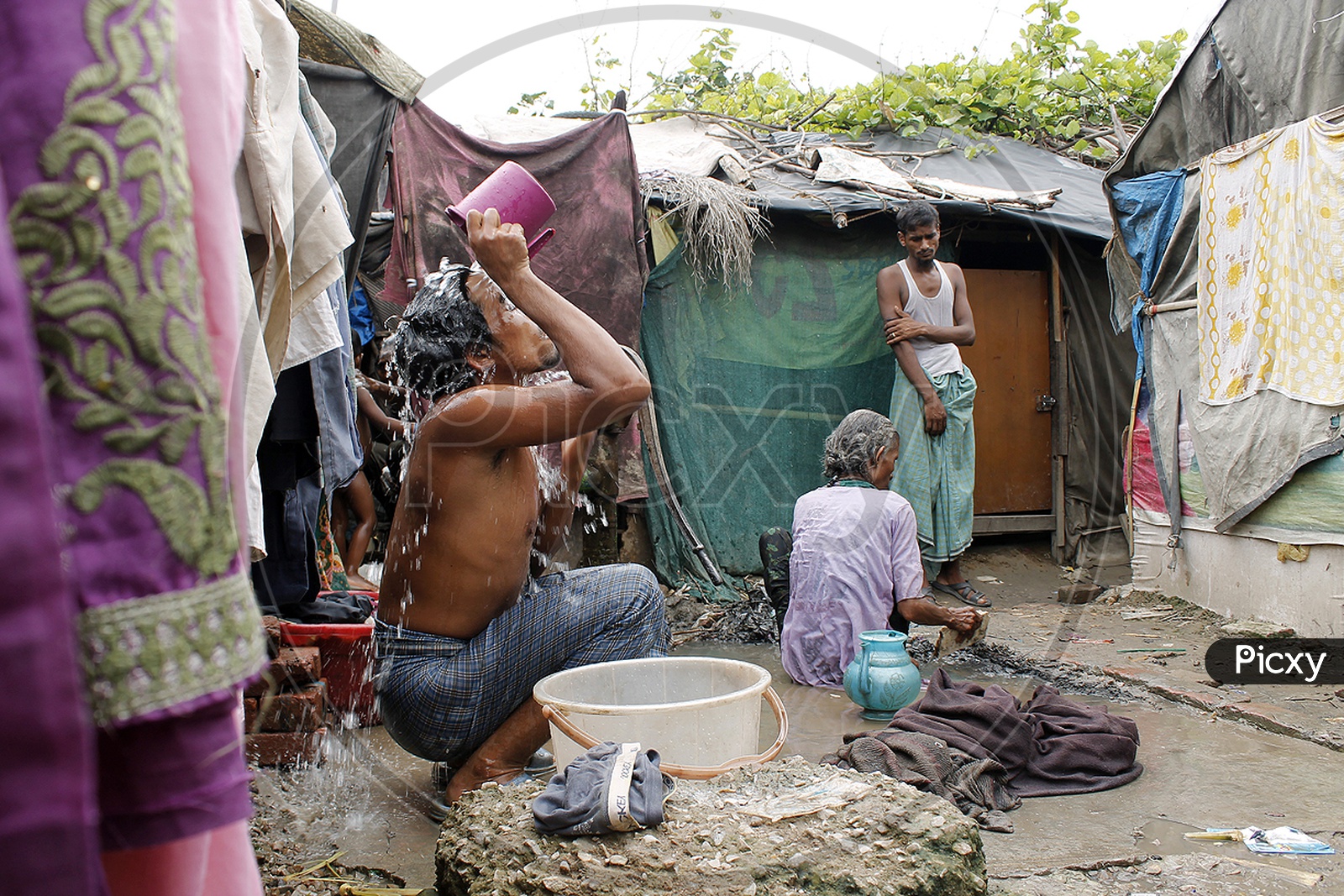 Delhi’s Rohingya refugee camp