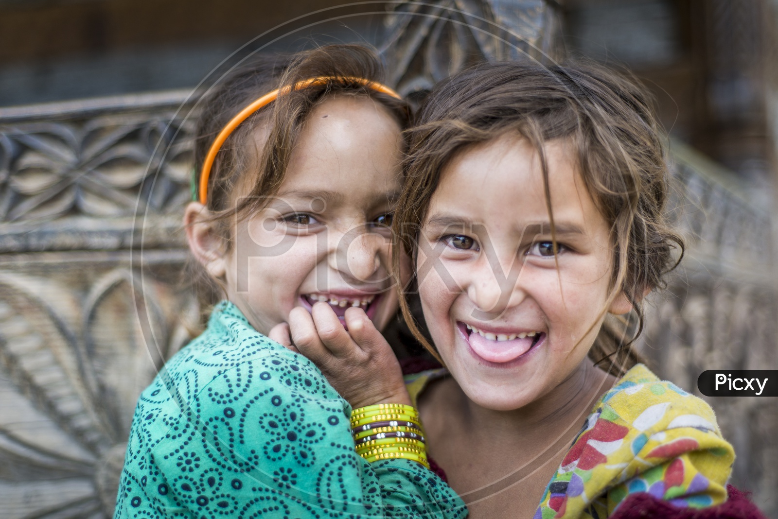 Smiling Kids at Chandrakhani Pass Malana Village trek, Himachal Pradesh