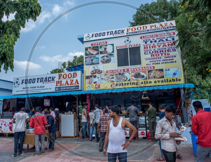Food plaza in vijayanagaram railway station