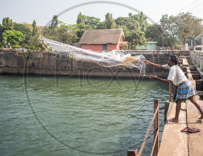 fisher man dowleswaram barrage