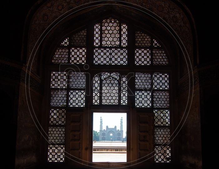 View from Akbars Tomb in Sikandra